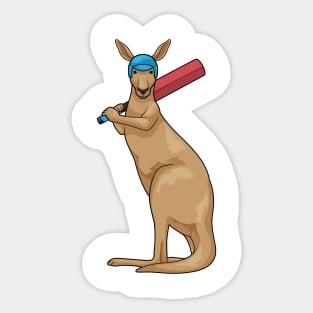 Kangaroo Cricket Cricket bat Sticker